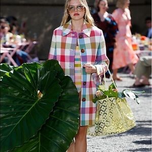 Kate Spade Bold Plaid Coat